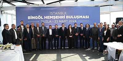 Cumhurbaşkanı Yardımcısı Yılmaz, Tuzla’da Bingöl hemşehri buluşmasına katıldı