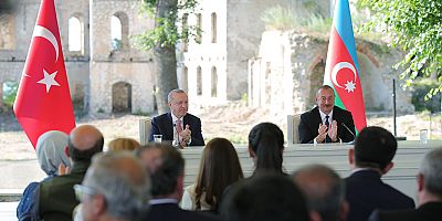 Erdoğan ve Aliyev 'Şuşa Beyannamesi'ne imza attı 