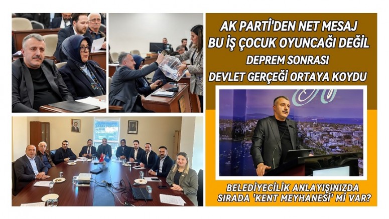 AK Parti’den Net Mesaj: Bu İş Çocuk Oyuncağı Değil