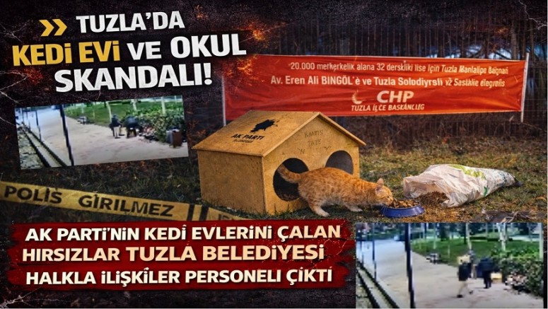 AK Parti’nin Kedi Evleri Çalındı, Failler Belediye Personeli