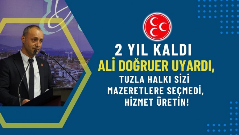 Ali Doğruer Tuzla Mecliste Seslendi: “Cevapsız Sorular, Suskun Belediye!”