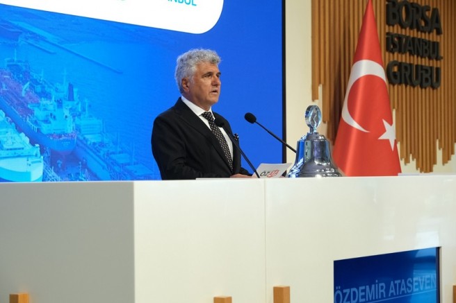 Borsa İstanbul'da gong Özata Denizcilik için çaldı
