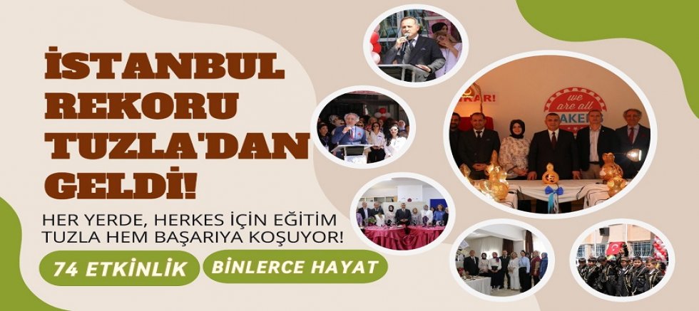 İstanbul Rekoru Tuzla'dan Geldi! 74 Etkinlik, Binlerce Hayat