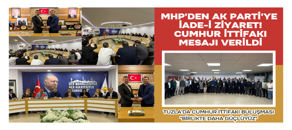 Onur Esen ve Yönetiminden Ak Parti Tuzla'ya Ziyaret