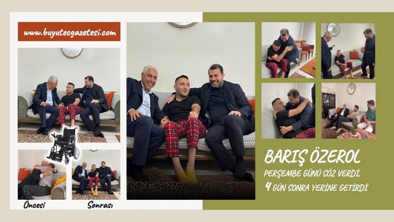 “Okan kardeşimizin akülü sandalye talebi karşılıksız kalmadı”
