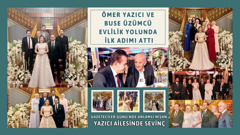 Ömer Yazıcı ve Buse Üzümcü Evlilik Yolunda İlk Adımı Attı