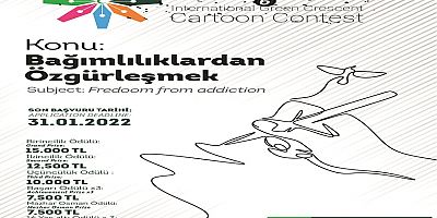 6. Uluslararası Yeşilay Karikatür Yarışması için başvurular başladı
