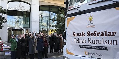 AK Parti İstanbul Kadın Kolları Başkanlığından depremzedelere 2 tır yardım