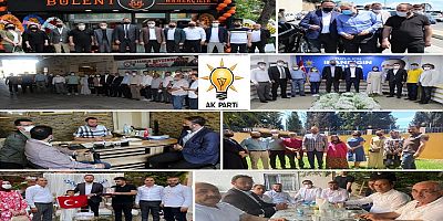 Ak Partili Talha Tayfur ve Ekibi Mahalle Mahalle Sokak Sokak Dolaşıyor