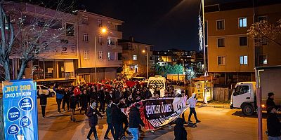 Akıncılar Derneği Tuzlalı Şehidimiz Ahmet Köroğlu İçin Yürüdü