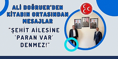 Ali Doğruer’den Kitabın Ortasından Mesajlar
