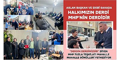 Aslan Başkan ve Ekibi Sahada: Halkımızın Derdi MHP’nin Derdidir