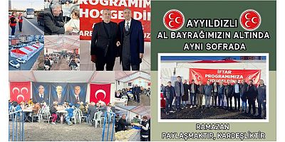 Ayyıldızlı Al Bayrağımızın Altında Aynı Sofrada