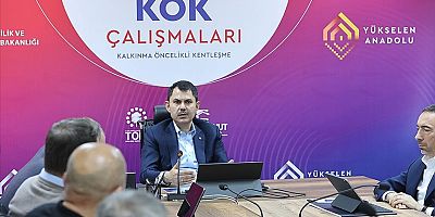 Bakan Kurum: Depremde zarar gören kent merkezleri KÖK çalışmaları ile ayağa kaldırılıyor