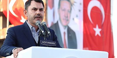 Bakan Kurum: Depremin 50. gününde Adıyaman'da 53 bin 830 konutun temeli atıldı