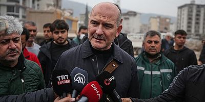 Bakan Soylu: (Depremden etkilenen iller) Buradaki süreçler bitmeden buradan çıkmamız mümkün değil