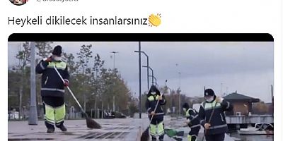 BAŞKAN YAZICI’DAN ÇÖP YIĞINLARINA ESPRİLİ GÖNDERME