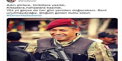 Başkan Yazıcı, Ömer Halisdemir'i doğum gününde unutmadı!