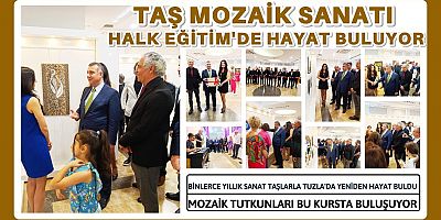 Binlerce Yıllık Sanat Taşlarla Tuzla’da Yeniden Hayat Buluyor
