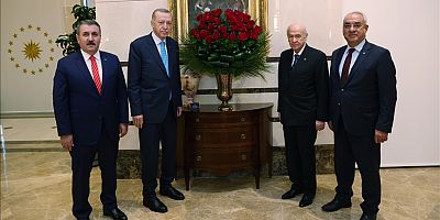 Cumhur İttifakı liderlerinden Cumhurbaşkanı Erdoğan'a 