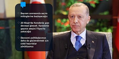 Cumhurbaşkanı Erdoğan: Deprem bölgelerindeki köy evlerinin bir kısmını bayrama yetiştirmenin gayreti içerisindeyiz