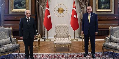 Cumhurbaşkanı Erdoğan MHP Genel Başkanı Bahçeli ile bir araya geldi