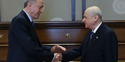 Cumhurbaşkanı Erdoğan, MHP Genel Başkanı Bahçeli ile bir araya geldi