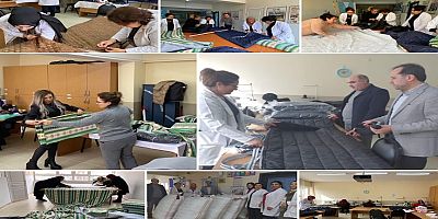 Halk Eğitimi Merkezlerinden Deprem Çadırı ve Uyku Tulumu Desteği