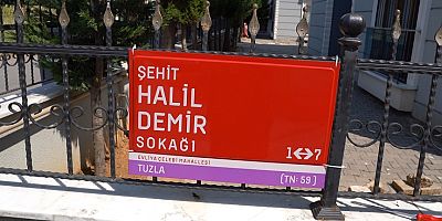 İdlib’de Şehit Düşen Uzman Çavuş Halil Demir’in İsmi Tuzla’da Yaşayacak