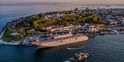 İstanbul'da TCG Anadolu'yu 140 binden fazla kişi ziyaret etti