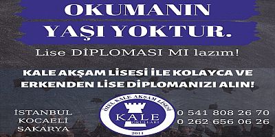 Lise Mezunu Olmak İçin Fırsat Sizin Elinizde!