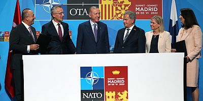 Madrid'de Türkiye, Finlandiya ve İsveç arasında 'Üçlü Muhtıra' imzalandı