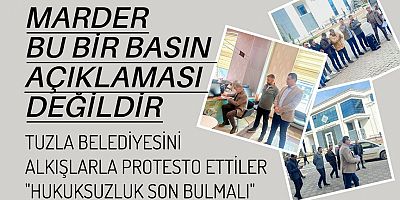 MARDER: Bu Bir Basın Açıklaması Değildir