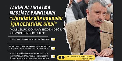 Meclis Kürsüsünden Net Mesaj: “Yolsuzluk İddiaları Bizden Değil, CHP’nin Kendi İçinden”