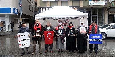 Muşlu aileler çocukları için HDP önündeki eylemlerini sürdürdü