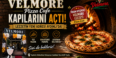 Odun Ateşinde Pişen Lezzetler VELMORE PİZZA CAFE’de Hayat Buluyor