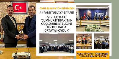 Onur Esen ve Yönetiminden Ak Parti Tuzla'ya Ziyaret