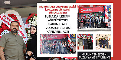 Protokol Kurdeleyi Kesti, Harun Temel Vodafone Bayisi Resmen Açıldı