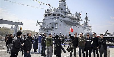 TCG Anadolu'yu 92 bin 317 kişi ziyaret etti
