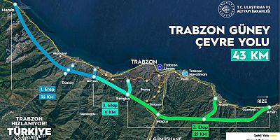 Trabzon Güney Çevre Yolu'nun temeli 1 Mayıs'ta atılacak