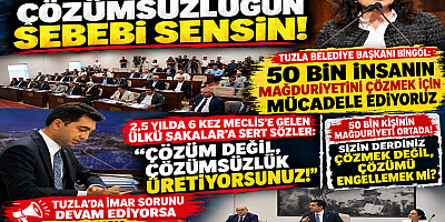 Tuzla Belediye Başkanı Bingöl: 50 Bin İnsanın Mağduriyetini Çözmek İçin Mücadele Ediyoruz