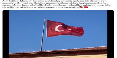 Tuzla Belediye Başkanı Dr. Şadi Yazıcı: “Biz Her Zaman Anka Kuşu Gibi Küllerinden Doğmayı Bilen Bir Milletiz”