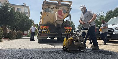 Tuzla Belediyesi Alt Yapı Ve Asfalt Çalışmalarına Hız Verdi