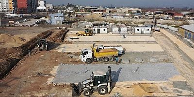 Tuzla Belediyesi Konteyner Kentin Kurulumu Başladı