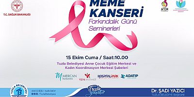 Tuzla Belediyesi’nin Düzenlediği Meme Kanseri Farkındalık Seminerleri Başlıyor