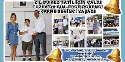 Tuzla’da Binlerce Öğrenci Karne Sevinci Yaşadı