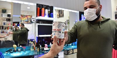 Tuzla’da Bulunan 360 Berber Dükkanına Atık Jilet Kutusu Dağıtıldı