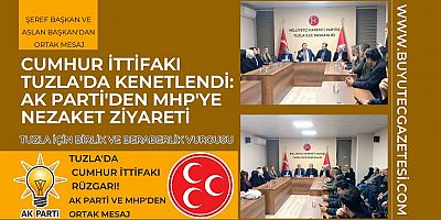 Tuzla’da Cumhur İttifakı Rüzgarı! AK Parti ve MHP’den Ortak Mesaj