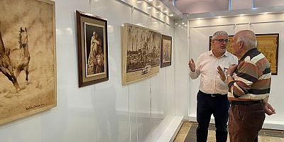 Tuzla’da Karma Yakma Resim Sergisi Açıldı