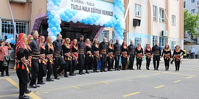 Tuzla Halk Eğitim Merkezi Kursiyerlerinin El Emeği Göz Nuru İle Hazırladıkları Eserler Yılsonu Sergisinde Beğeniye Sunuldu